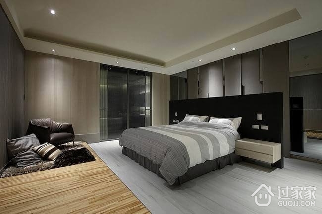 现代流畅空间设计欣赏卧室陈设