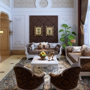 140平欧式奢华复式欣赏客厅设计