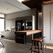 灰色现代品味住宅欣赏厨房