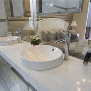 124平欧式三居室欣赏洗手间设计