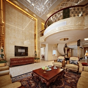欧式典雅效果图欣赏客厅设计