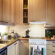 北欧单身公寓住宅欣赏厨房