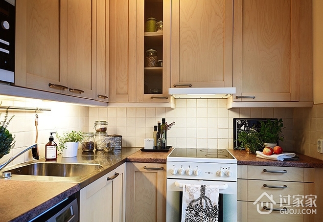 北欧单身公寓住宅欣赏厨房