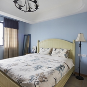 74平蓝色地中海住宅欣赏卧室效果