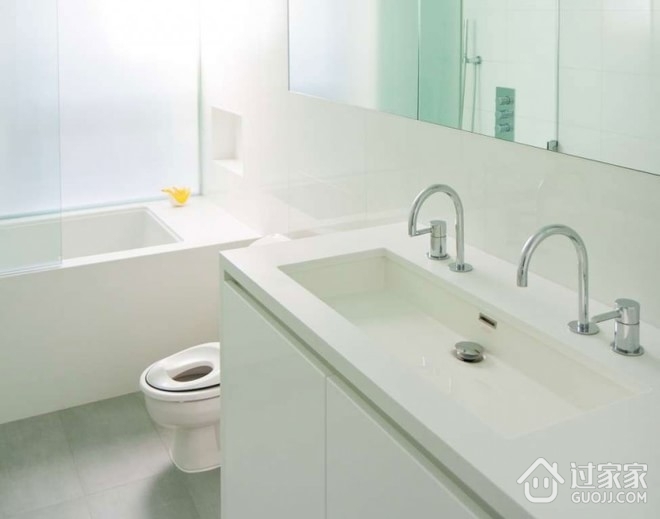白色优雅现代简约住宅欣赏卫生间设计