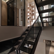 230平现代精装住宅欣赏楼梯间设计