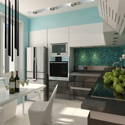50平理想与现实住宅欣赏餐厅设计