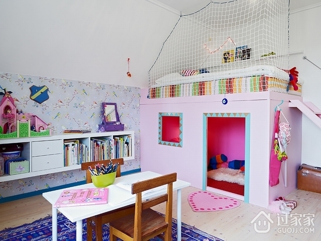 125平北欧复式住宅欣赏儿童房设计