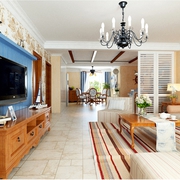 87平温馨地中海住宅欣赏客厅设计
