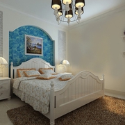 78平地中海温馨住宅欣赏卧室