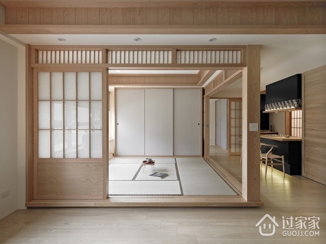 自然风雅日式住宅欣赏客厅