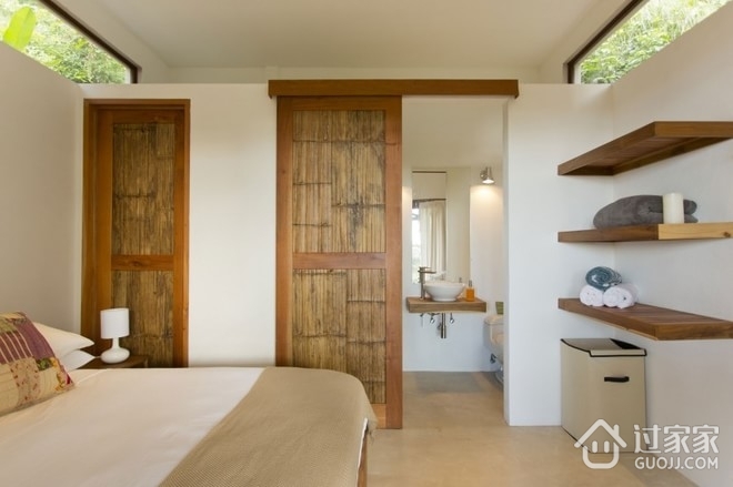木质混搭休闲别墅欣赏卧室设计