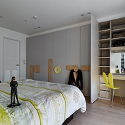 现代工业设计住宅效果图卧室设计
