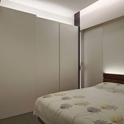现代设计风格住宅效果套图卧室过道