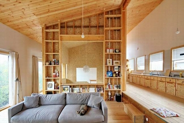 木质现代别墅欣赏客厅