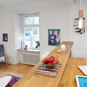 60平创意北欧住宅欣赏客厅