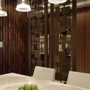120平现代舒适案例欣赏餐厅设计