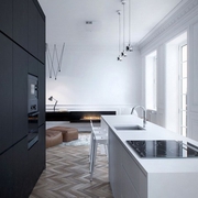 56平白色北欧住宅欣赏厨房