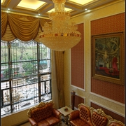 豪华欧式风格装修图片客厅俯视图