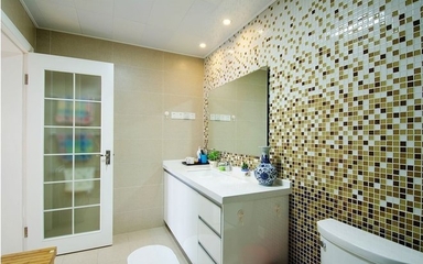 现代舒适114平住宅欣赏洗手间设计