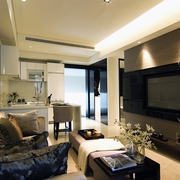 现代风格优雅住宅客厅装饰背景墙设计