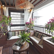 东南亚风格住宅阳台设计