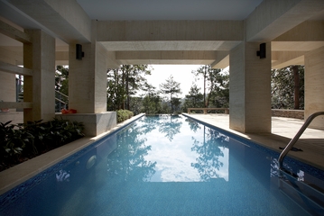 现代风格别墅套图设计泳池效果