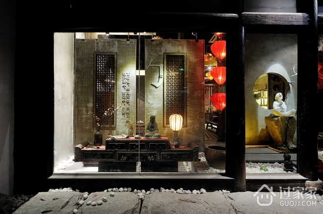 中式奢华艺术品住宅欣赏餐厅陈设