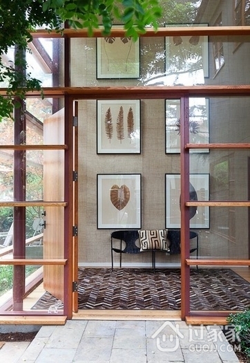 现代风格清新优雅两居室欣赏过道效果