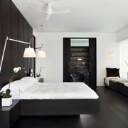 黑白空间搭配住宅欣赏卧室