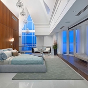 白色现代阳光样板房欣赏卧室效果