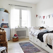 温馨时尚北欧住宅欣赏卧室效果图