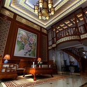 中式风格装饰设计效果客厅效果