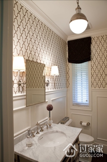 美式金典内饰设计欣赏洗手间设计