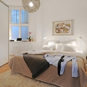 白色格调现代住宅欣赏卧室效果
