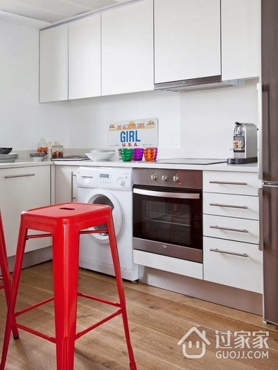 优雅现代复式小空间欣赏厨房设计