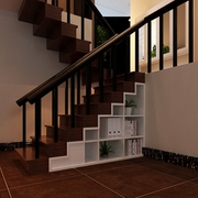 新中式风格住宅案例欣赏楼梯