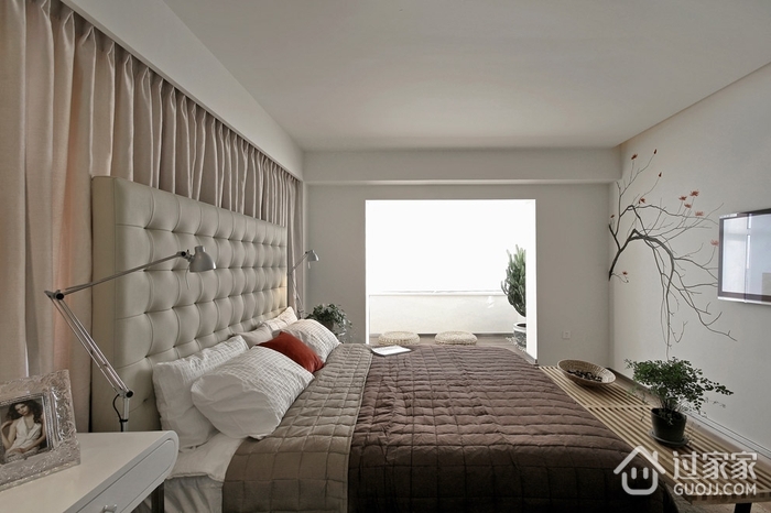 现代风格样板房设计卧室效果