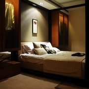 新中式风格床头设计背景墙