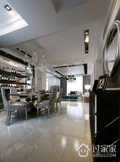 现代风格样板房设计图客餐厅