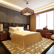 130平新中式住宅欣赏卧室