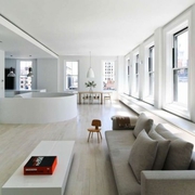 白色优雅现代简约住宅欣赏客厅效果