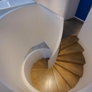现代简约复式公寓效果图楼梯
