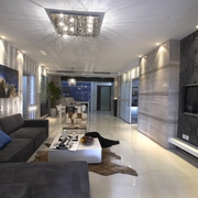 现代装饰住宅效果图设计客厅