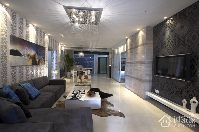 现代装饰住宅效果图设计客厅