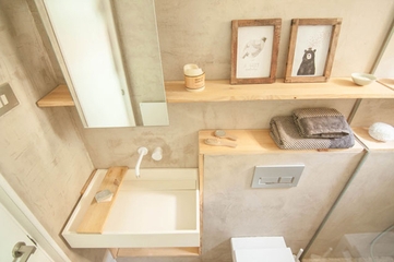 现代温馨78平住宅欣赏洗手间