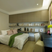 温馨木色简约住宅欣赏卧室设计