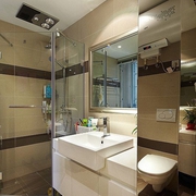 卫生间浴室柜装修效果图 简单与纯净