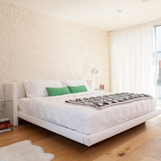 白色现代时尚住宅欣赏卧室
