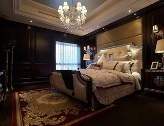 奢华欧式设计大平层欣赏卧室效果